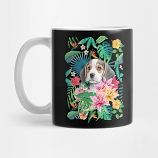 Tropical Beagle Puppy 1 Mug